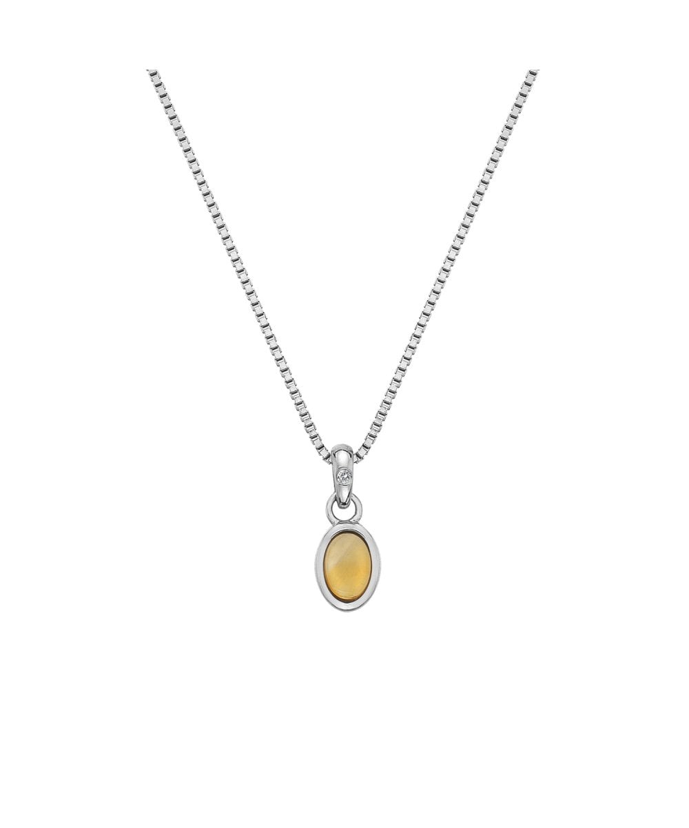 Hot Diamonds Birthstone Pendant - November Citrine