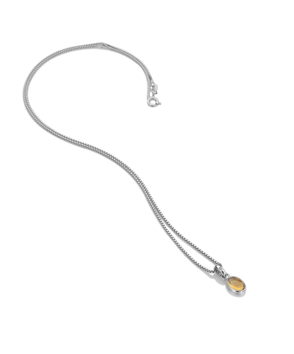 Hot Diamonds Birthstone Pendant - November Citrine