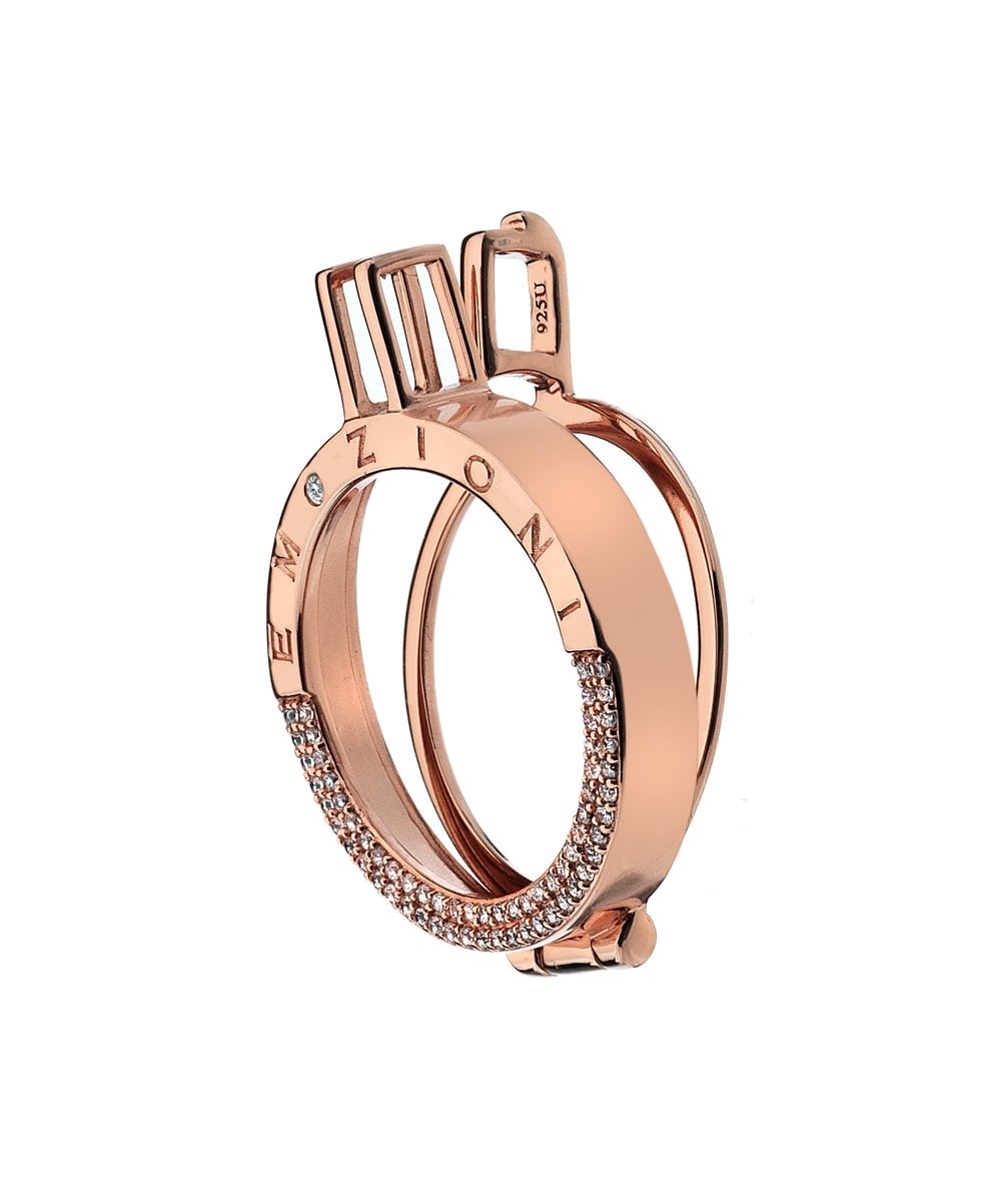 Emozioni 25mm Reflessi Coin Keeper Rose Gold Tone