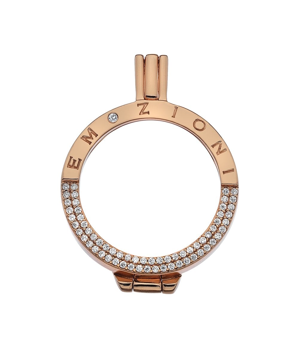 Emozioni 25mm Reflessi Coin Keeper Rose Gold Tone