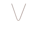 Popcorn Chain Rose Gold Plated