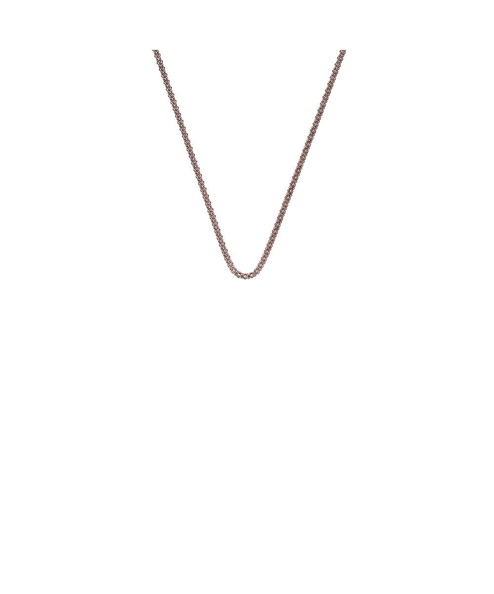 Popcorn Chain Rose Gold Plated