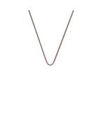Popcorn Chain Rose Gold Plated