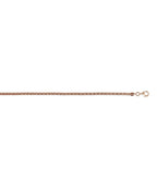 Popcorn Chain Rose Gold Plated