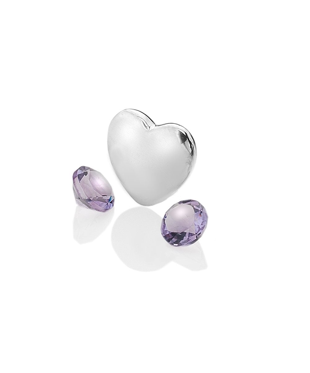 Anais Paris Silver February Birthstone Charms