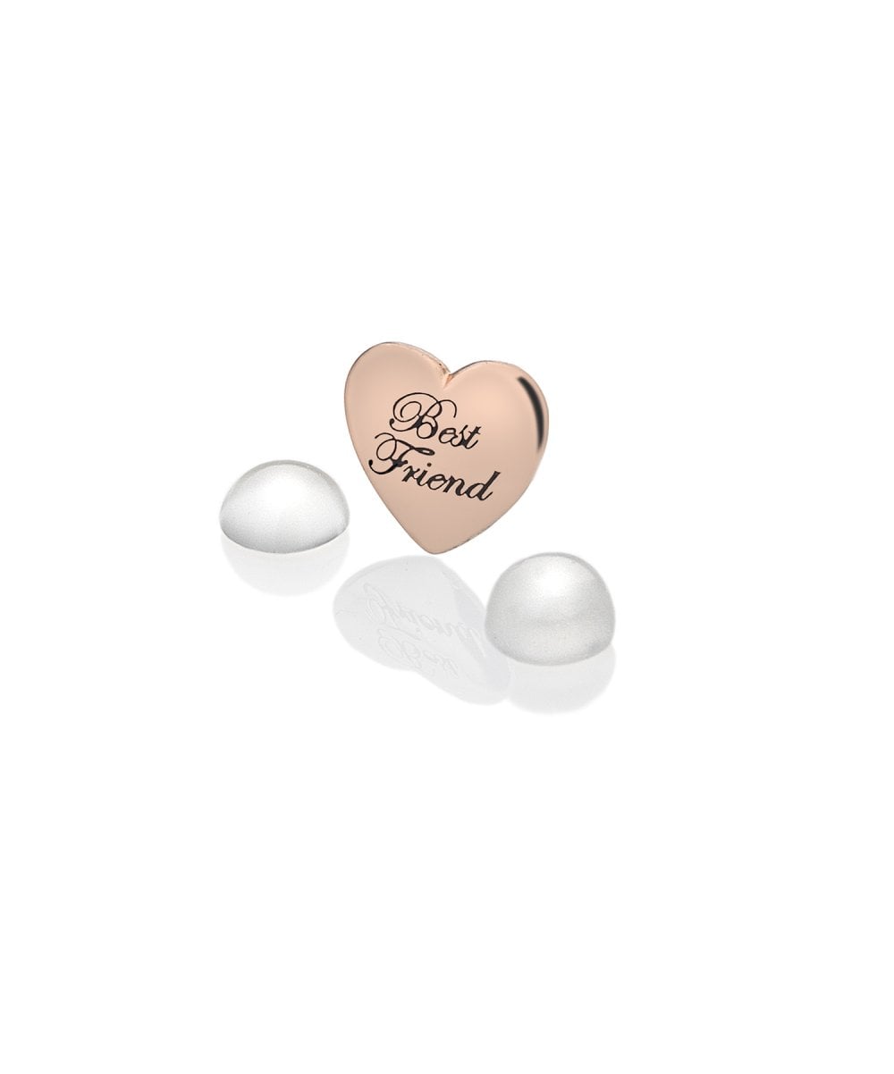 Anais Paris Rose Plated Best Friend & Moonstone Charms