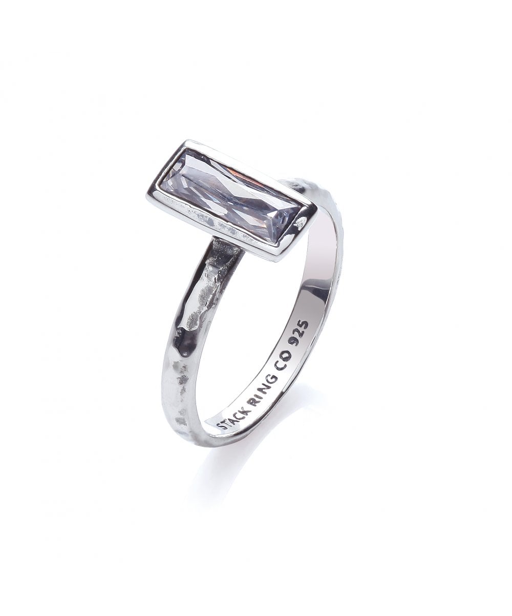 Stack Ring Co Chiffon Silver Stacking Ring