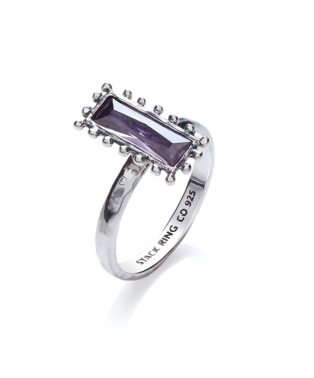 Stack Ring Co Chantilly Silver Stacking Ring