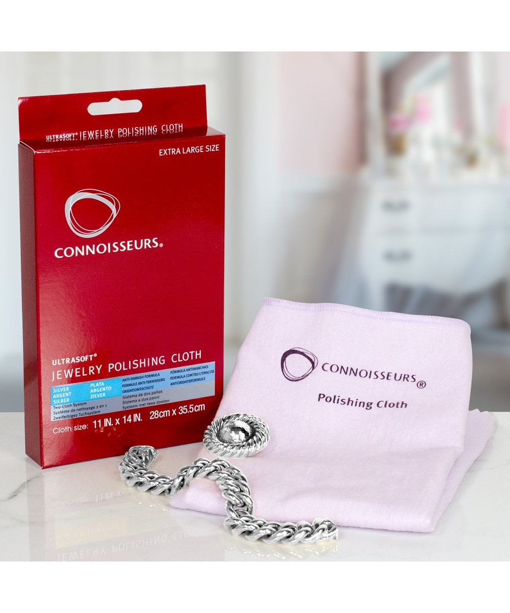 Connoisseurs Silver Jewellery Polishing Cloth