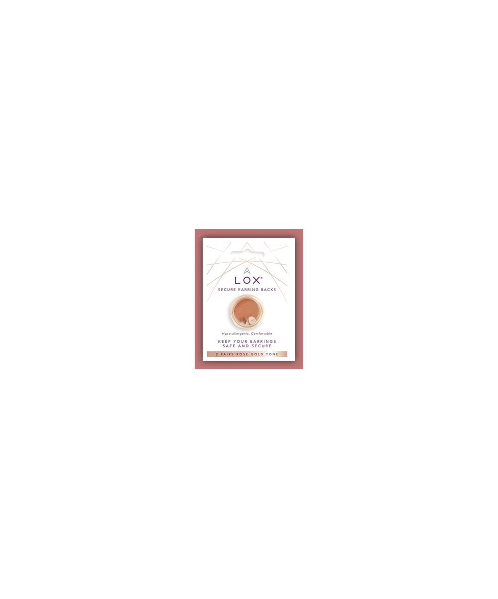 LOX Rose Gold Tone Earring Backs
