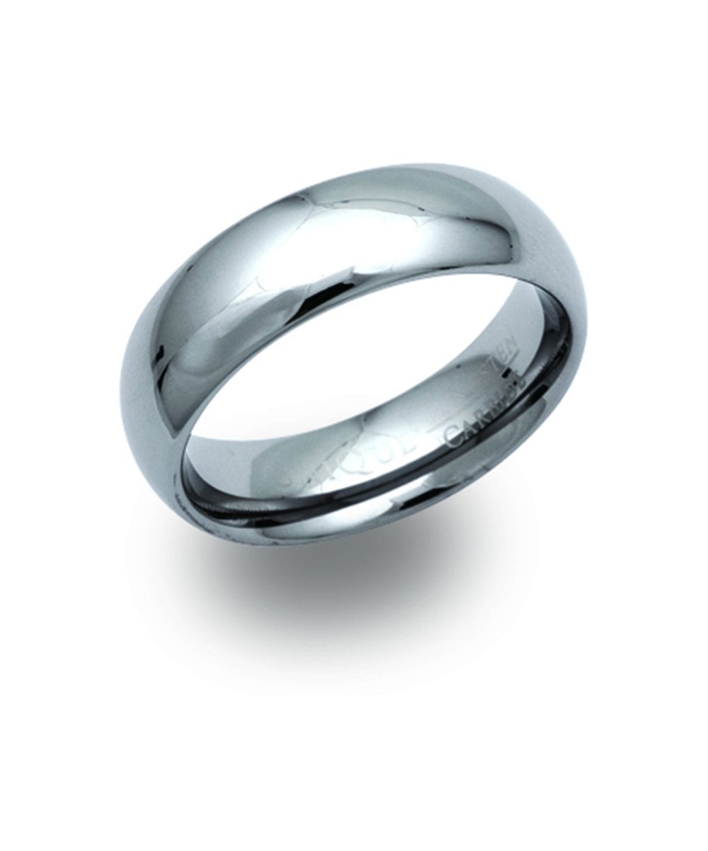 Tungsten 7mm Plain Polished  Ring - TUR-22