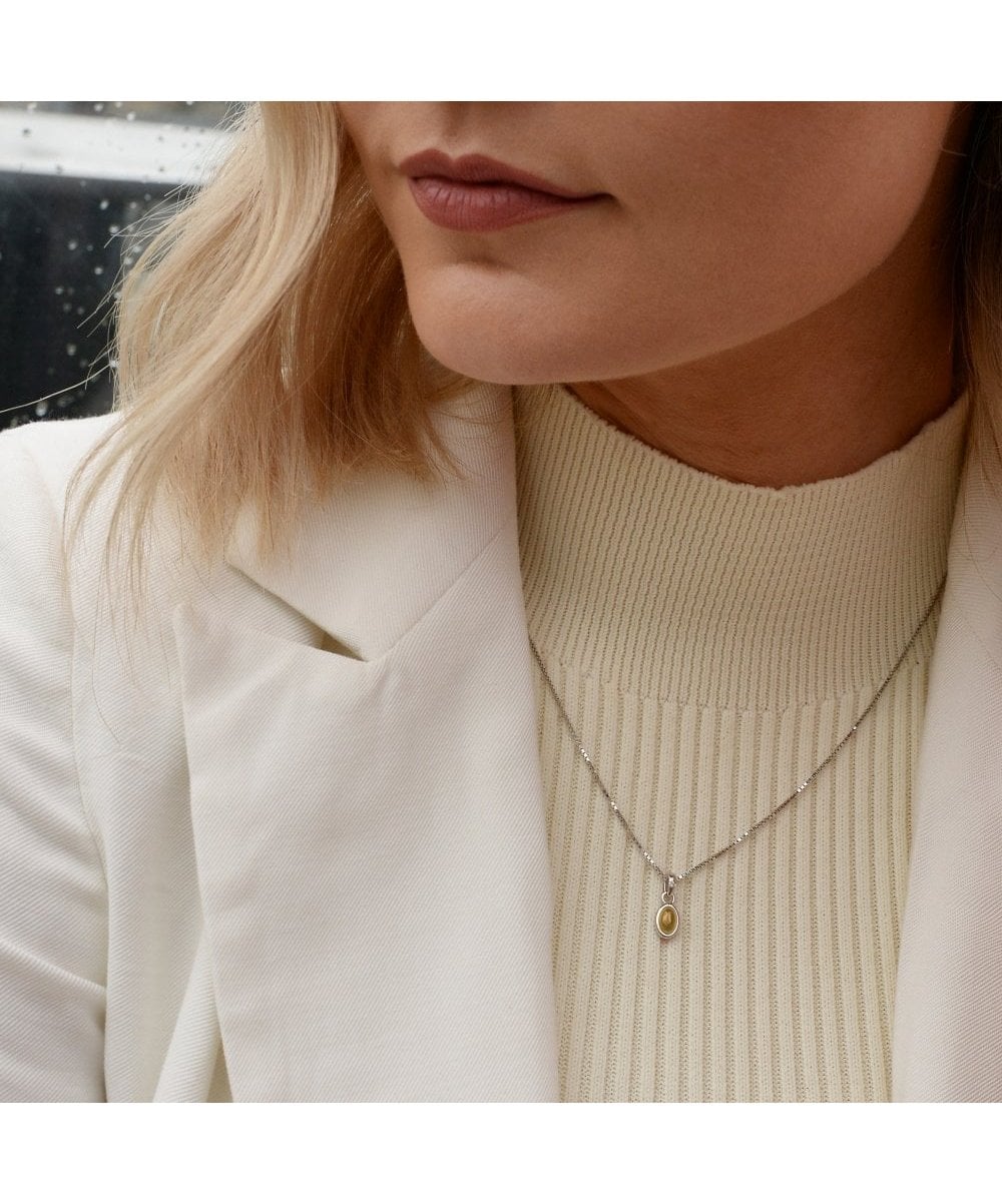 Hot Diamonds Birthstone Pendant - November Citrine