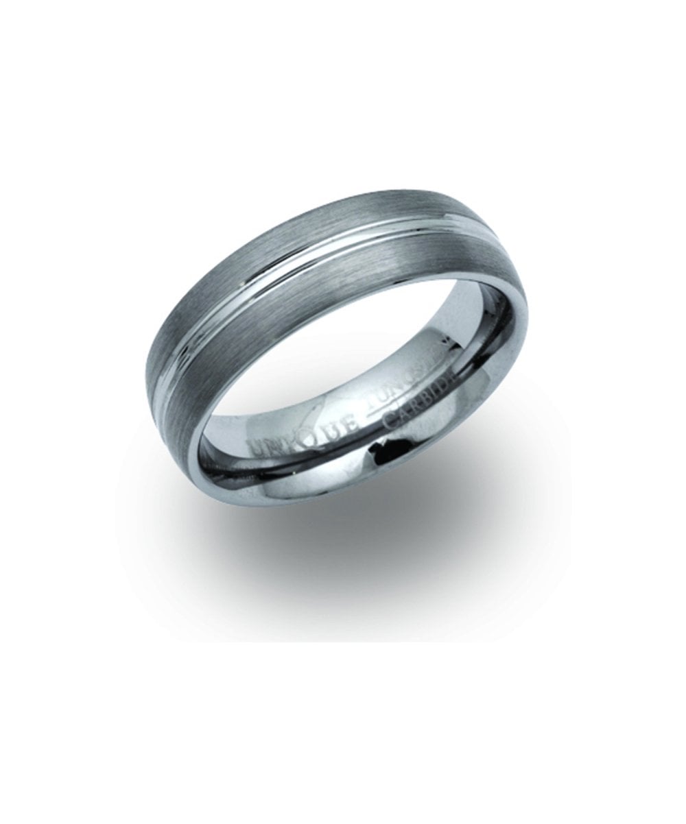 Tungsten 7mm Court Ring - TUR-9