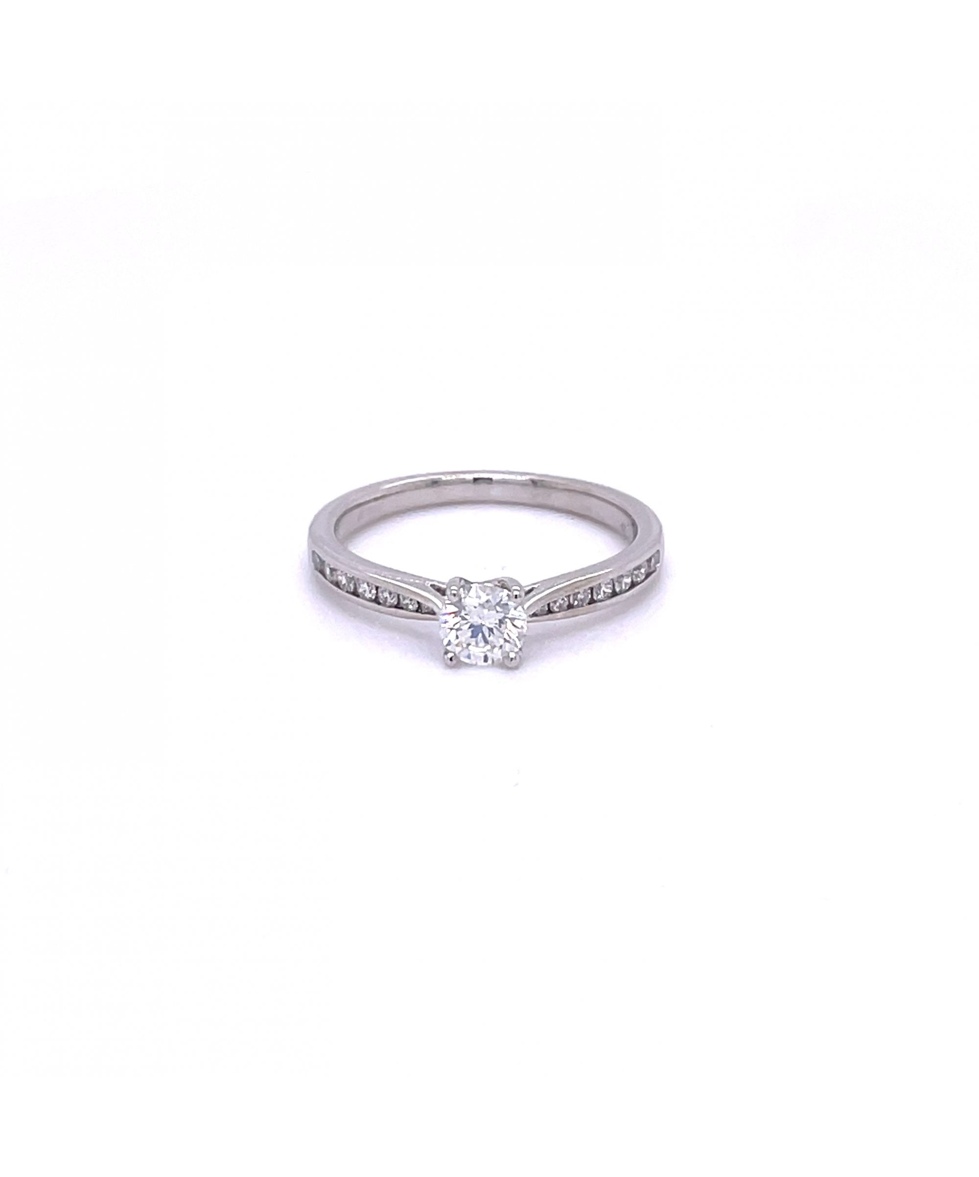 18ct White Gold 0.50ct Diamond Solitaire Ring