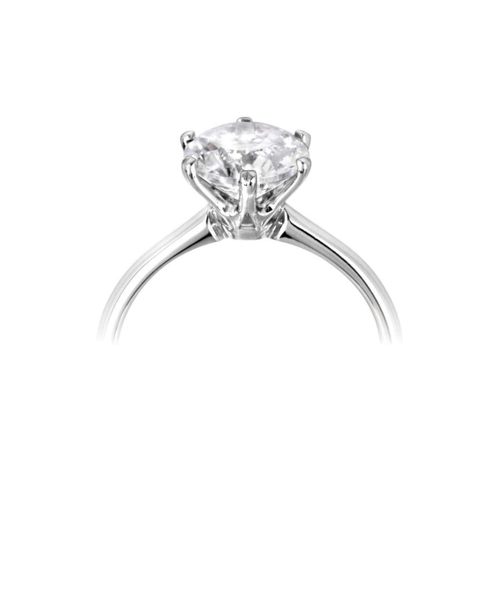 Platinum 1.20ct Lab Grown Round Brilliant Diamond Solitaire Ring