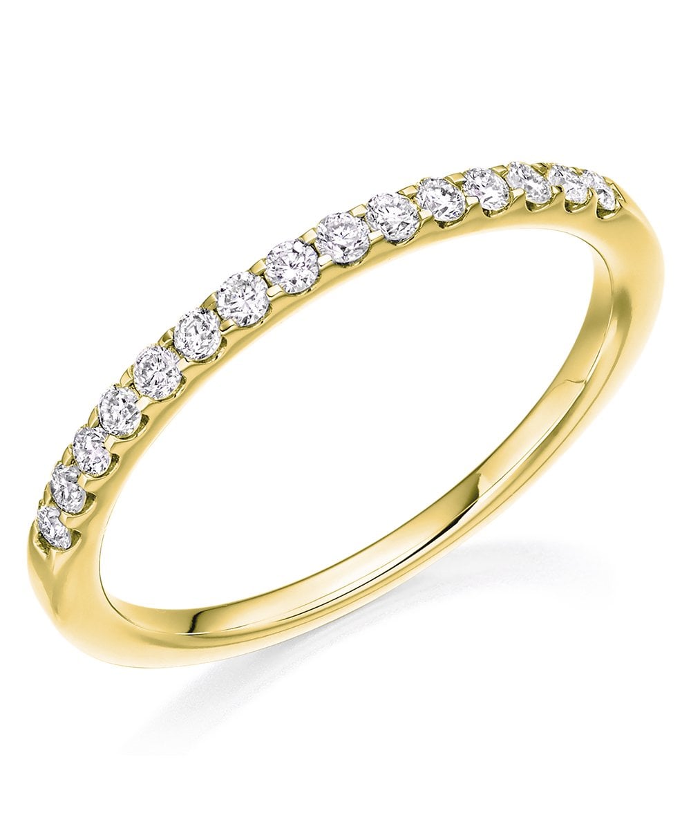 18ct Yellow Gold 0.15ct Diamond Set Ring