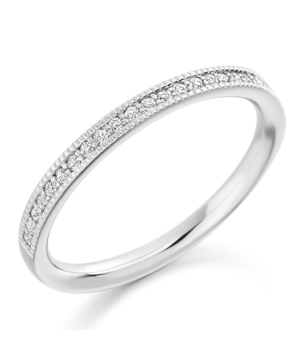 Platinum 0.14ct Claw Set Diamond Ring
