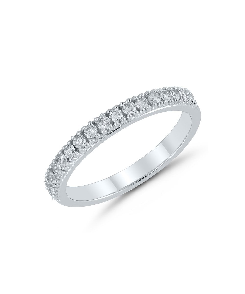 18ct White Gold 0.25ct Claw Set Diamond Ring