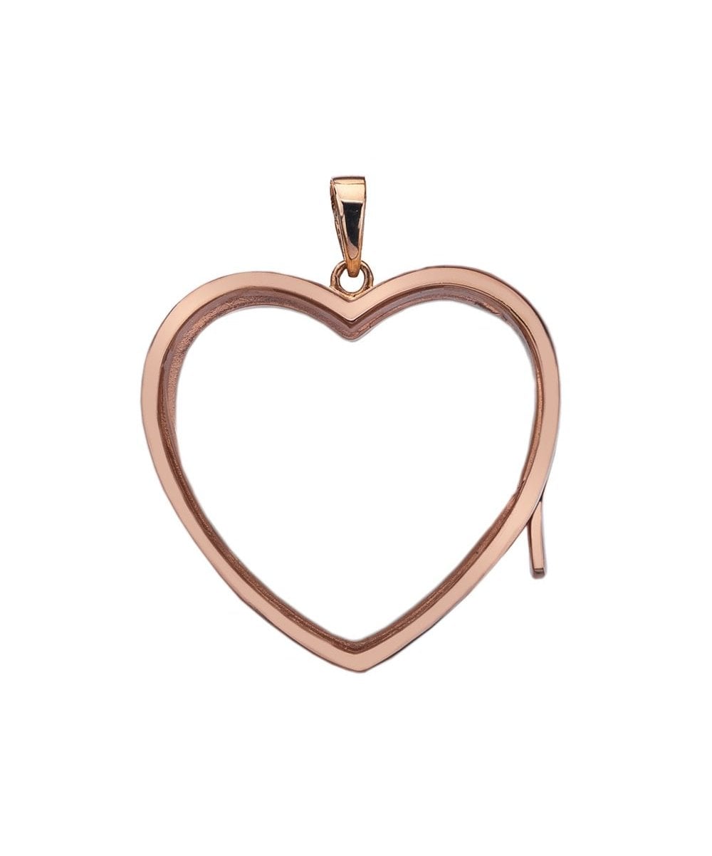 Anais Paris Large Heart Rose Gold Locket