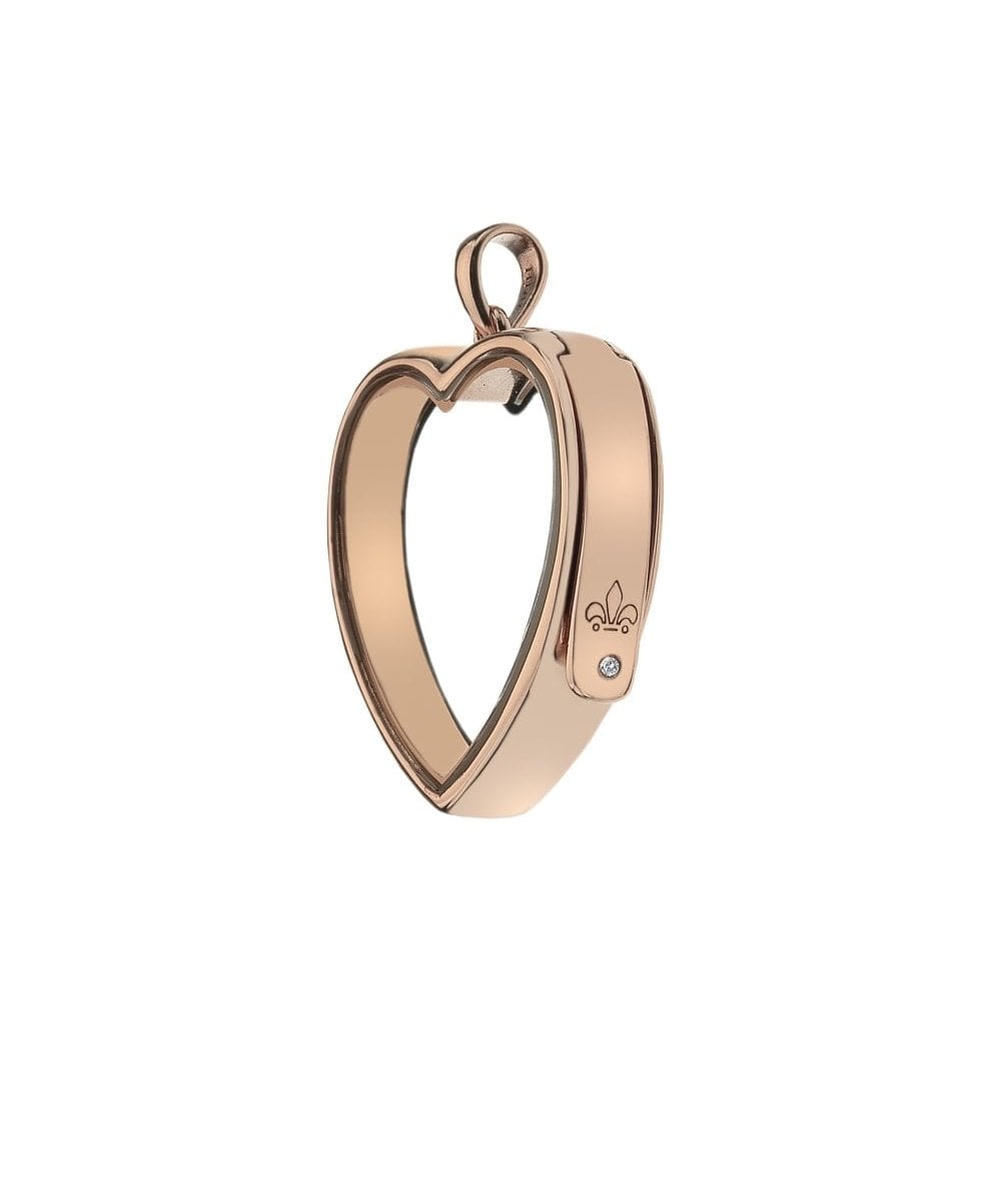 Anais Paris Large Heart Rose Gold Locket