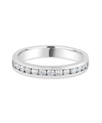 Channel Set Diamond Wedding Ring