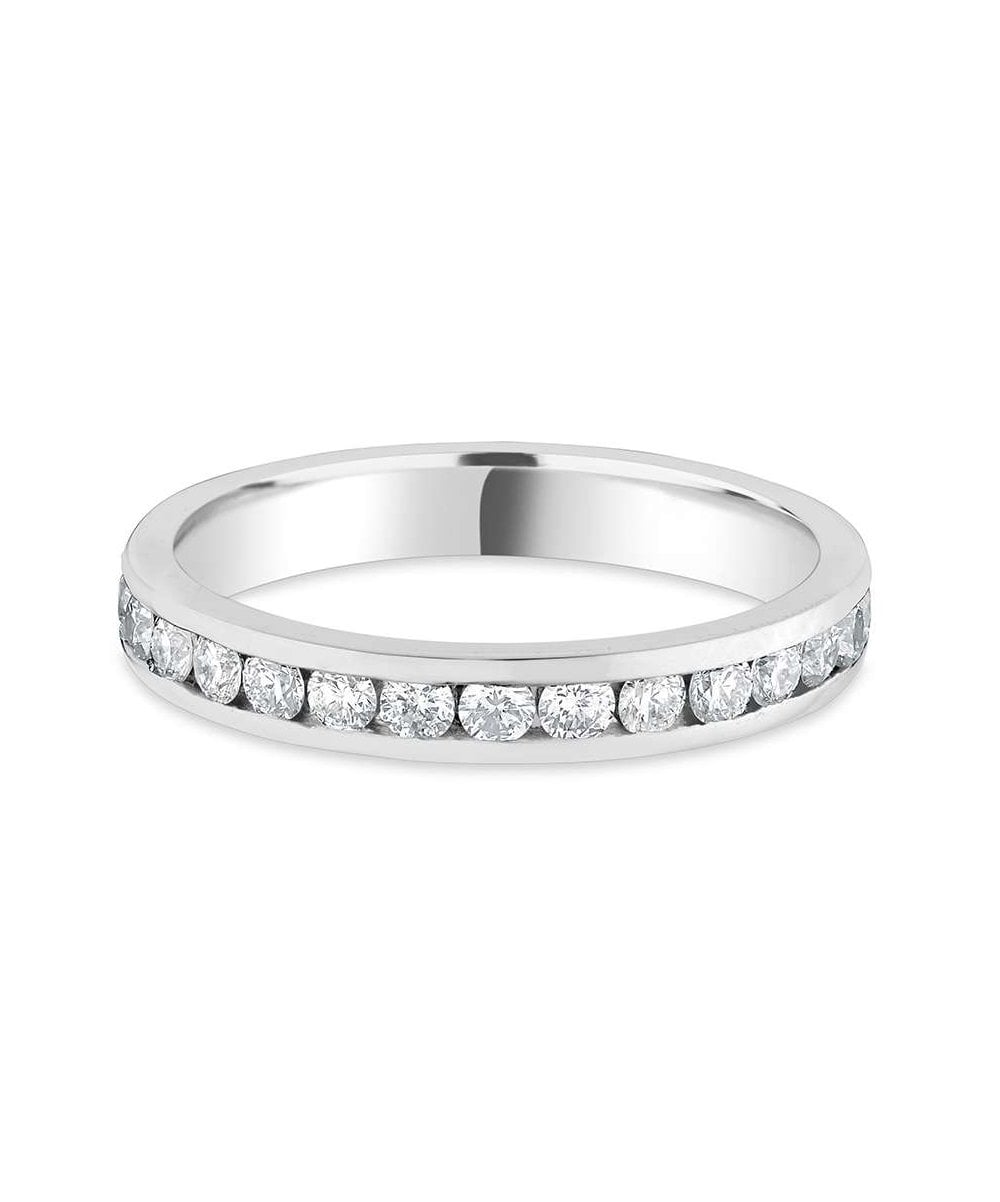 Channel Set Diamond Wedding Ring
