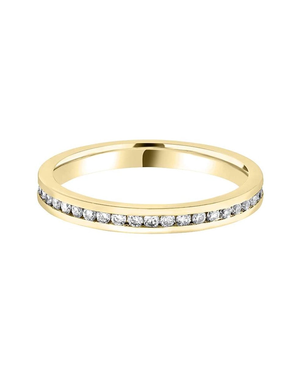 Channel Set Diamond Wedding Ring