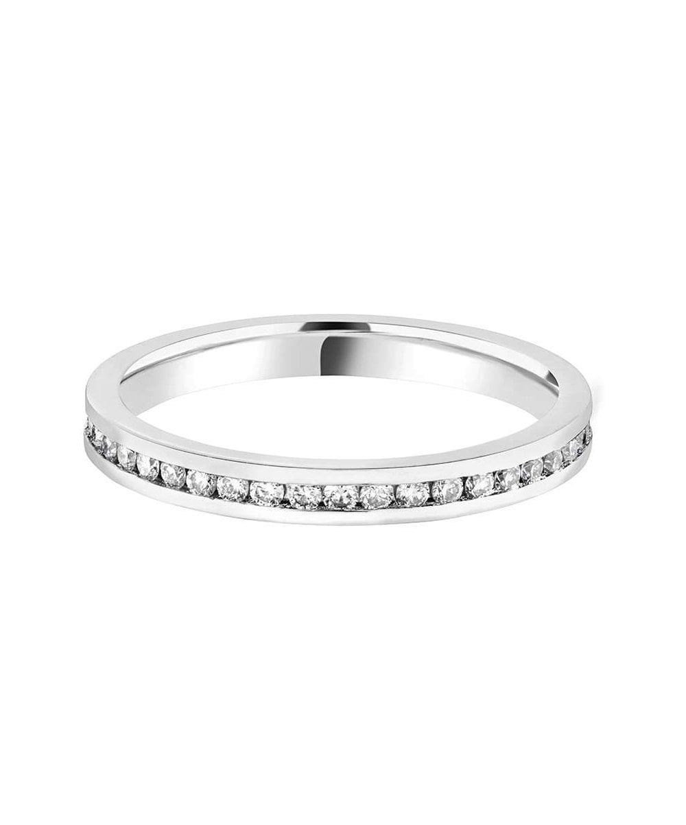Channel Set Diamond Wedding Ring
