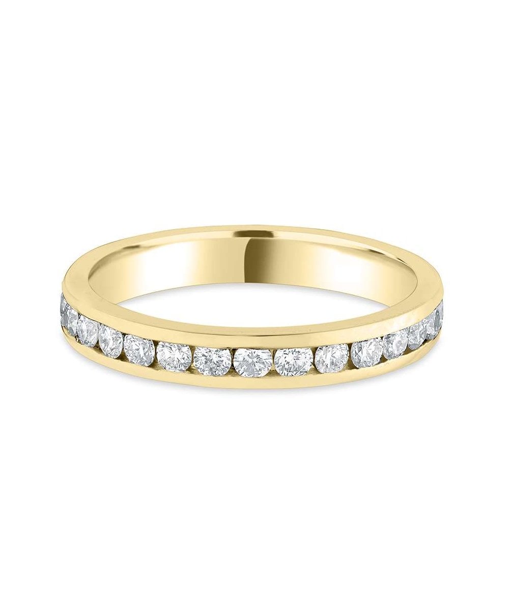 Channel Set Diamond Wedding Ring
