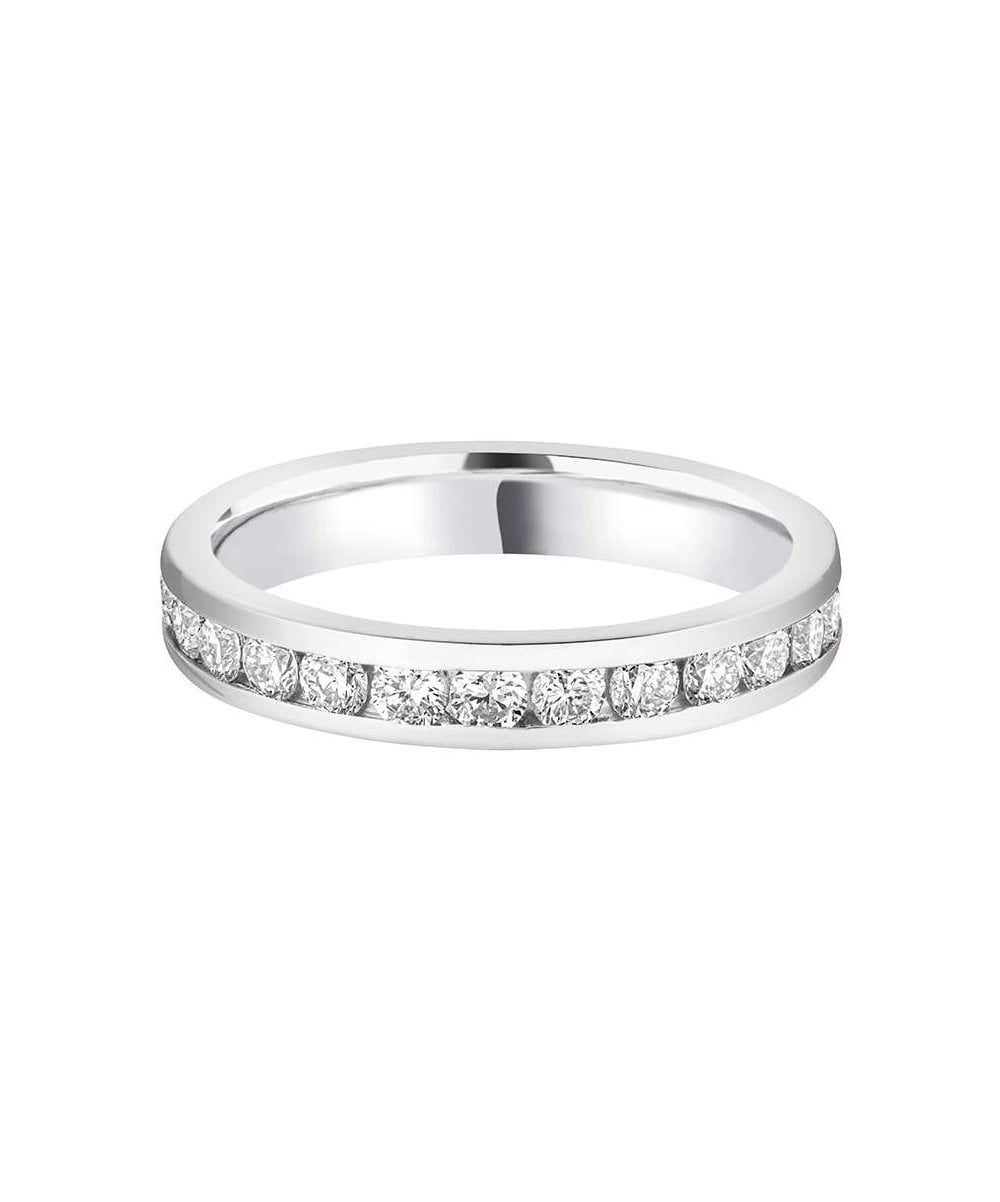 Channel Set Diamond Wedding Ring