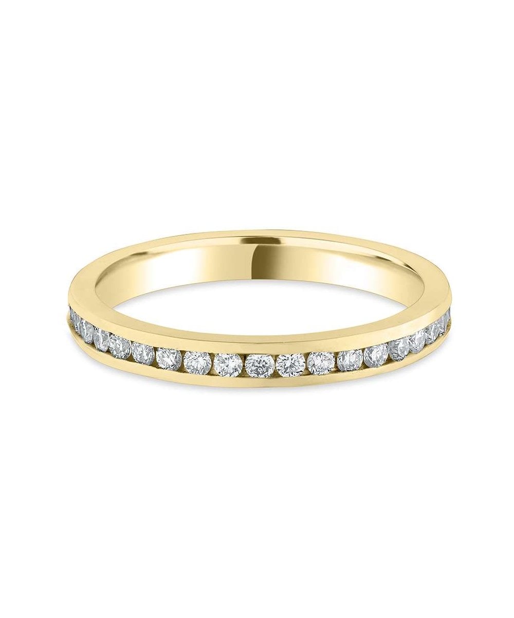 Channel Set Diamond Wedding Ring