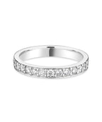 Grain Set Diamond Wedding Ring