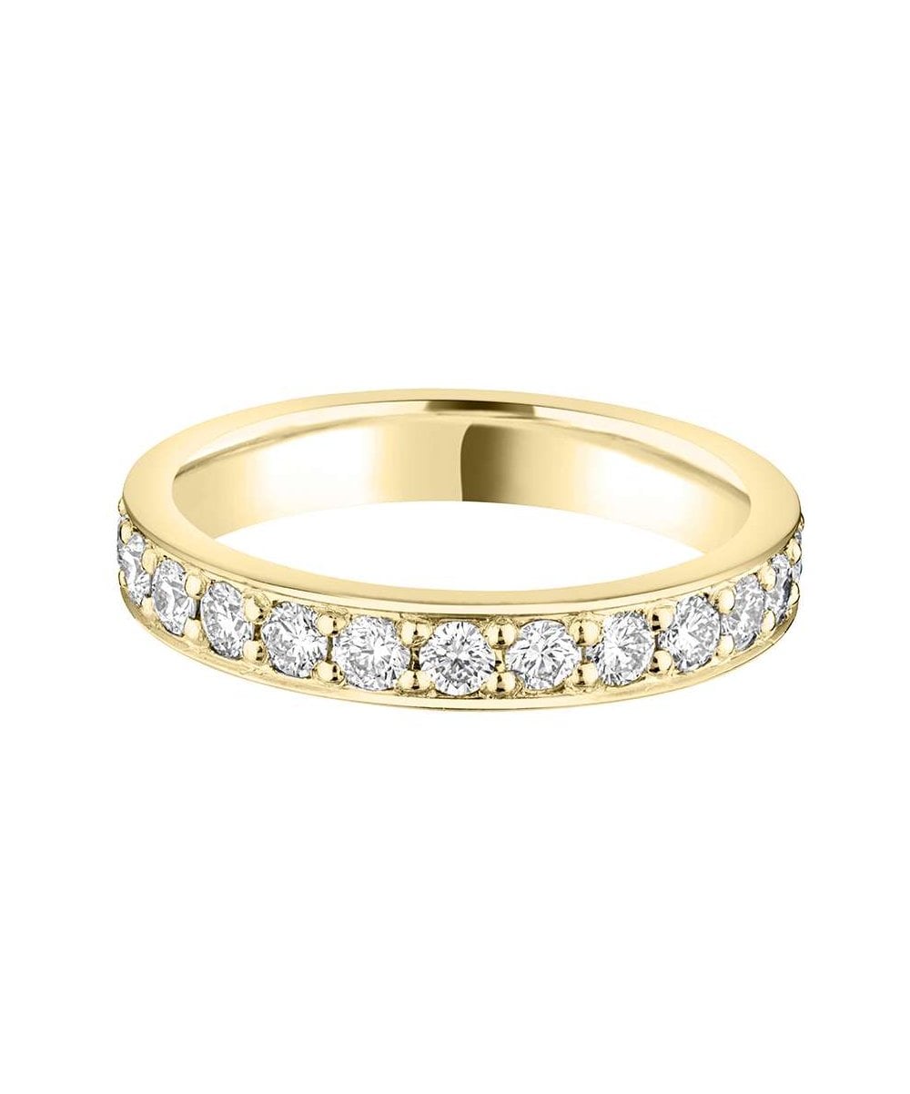 Grain Set Diamond Wedding Ring