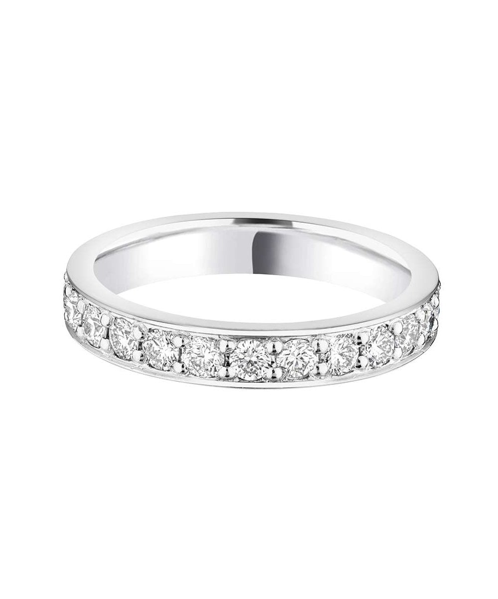 Grain Set Diamond Wedding Ring