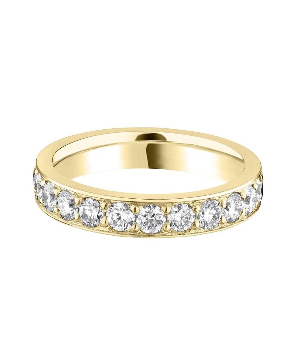 Grain Set Diamond Wedding Ring