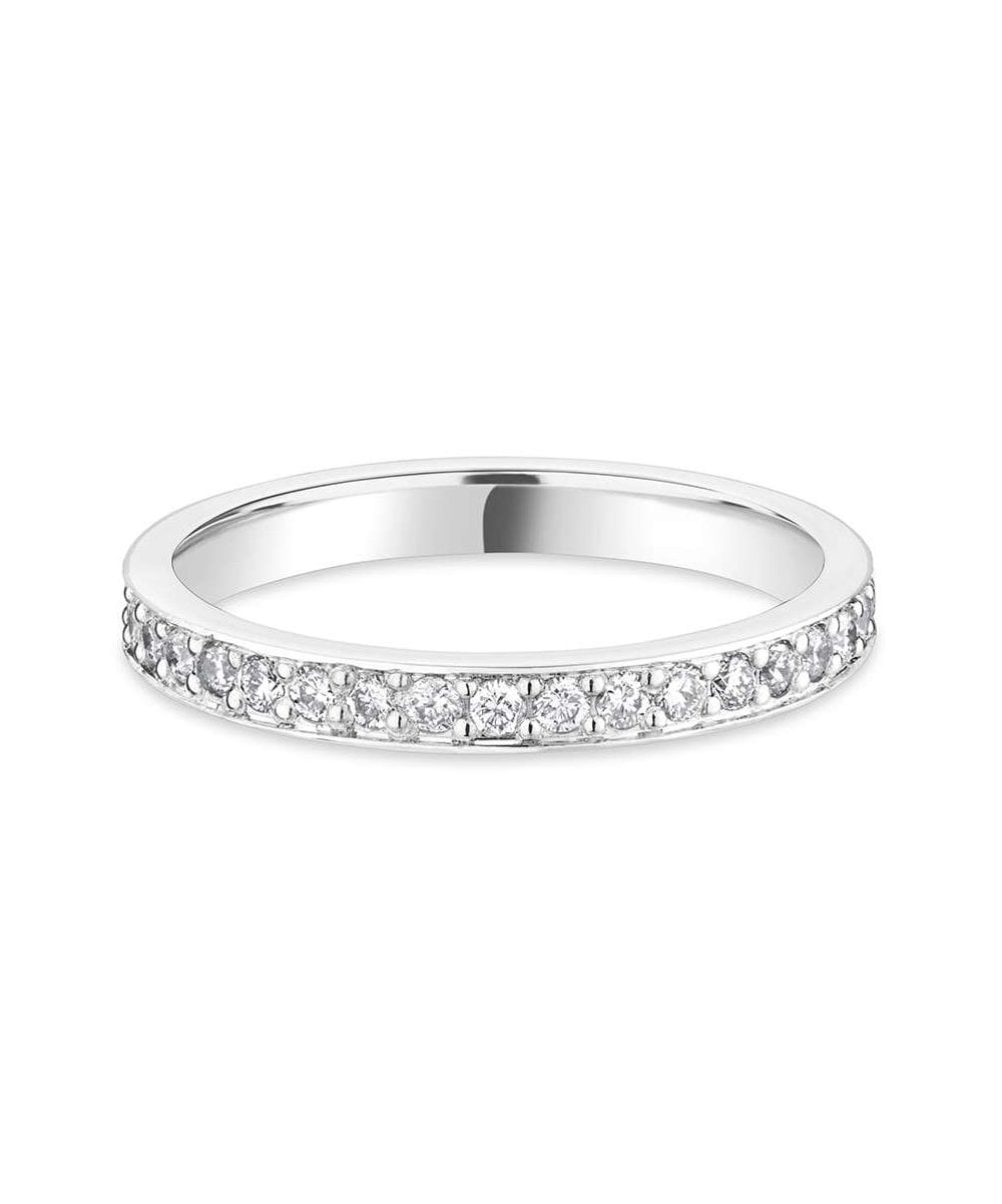 Grain Set Diamond Wedding Ring