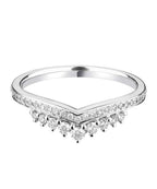 Diamond Tiara Shaped Wedding Ring