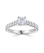 9ct White Gold 0.50ct Diamond Solitaire Ring