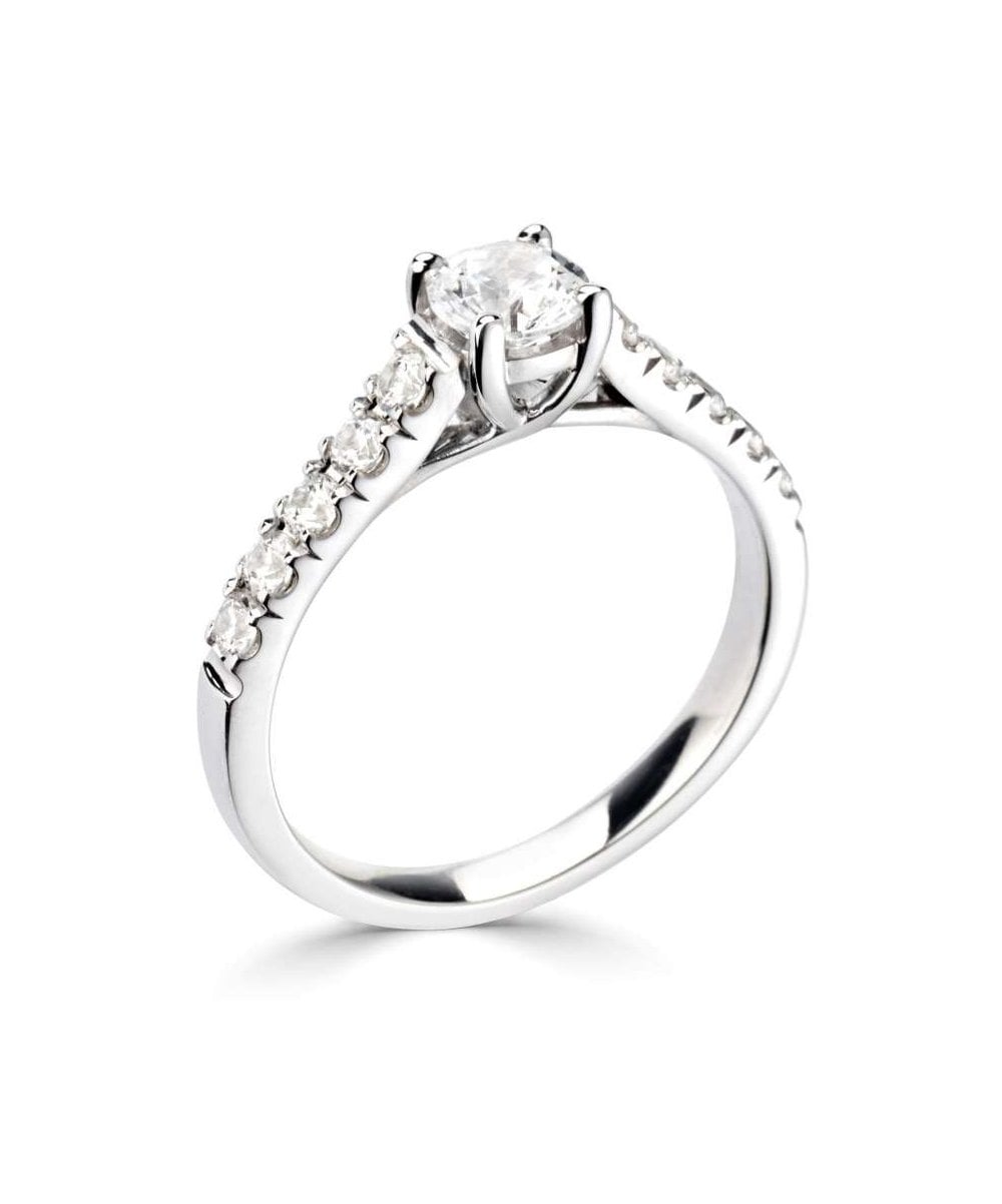 9ct White Gold 0.50ct Diamond Solitaire Ring