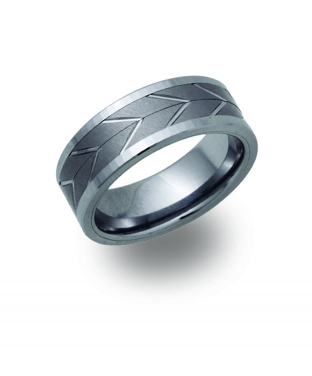 Tungsten 8mm Spinning Ring - TUR-43