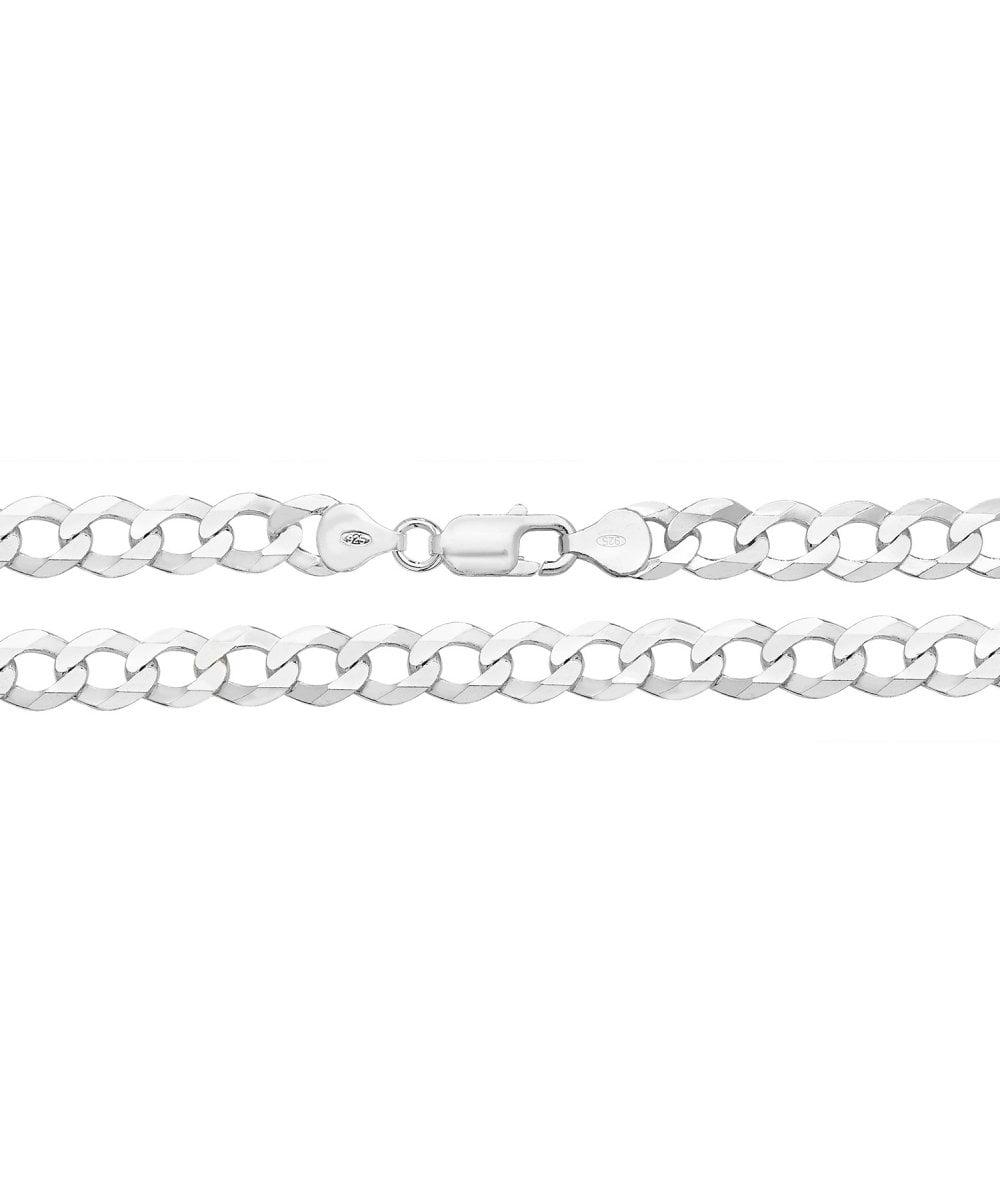 Silver Curb Link Gents Chain