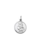 Sterling Silver Medium St Christopher Pendant