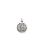Sterling Silver Double Sided St Christopher Pendant