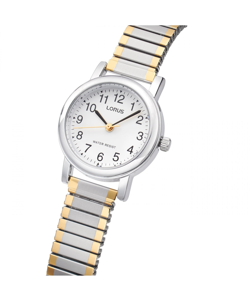 Lorus Two Tone Ladies Expanding Bracelet Watch - RRX05HX9