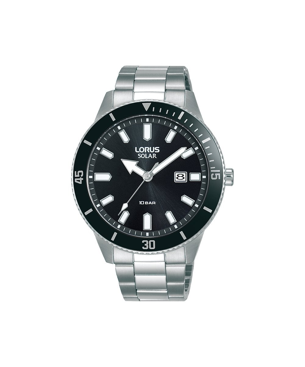 Lorus Solar Gents Bracelet Watch - RX311AX9