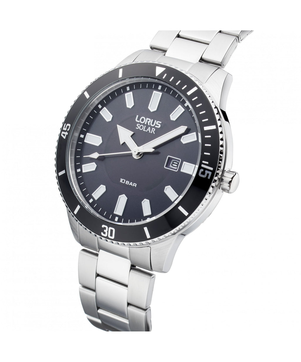 Lorus Solar Gents Bracelet Watch - RX311AX9