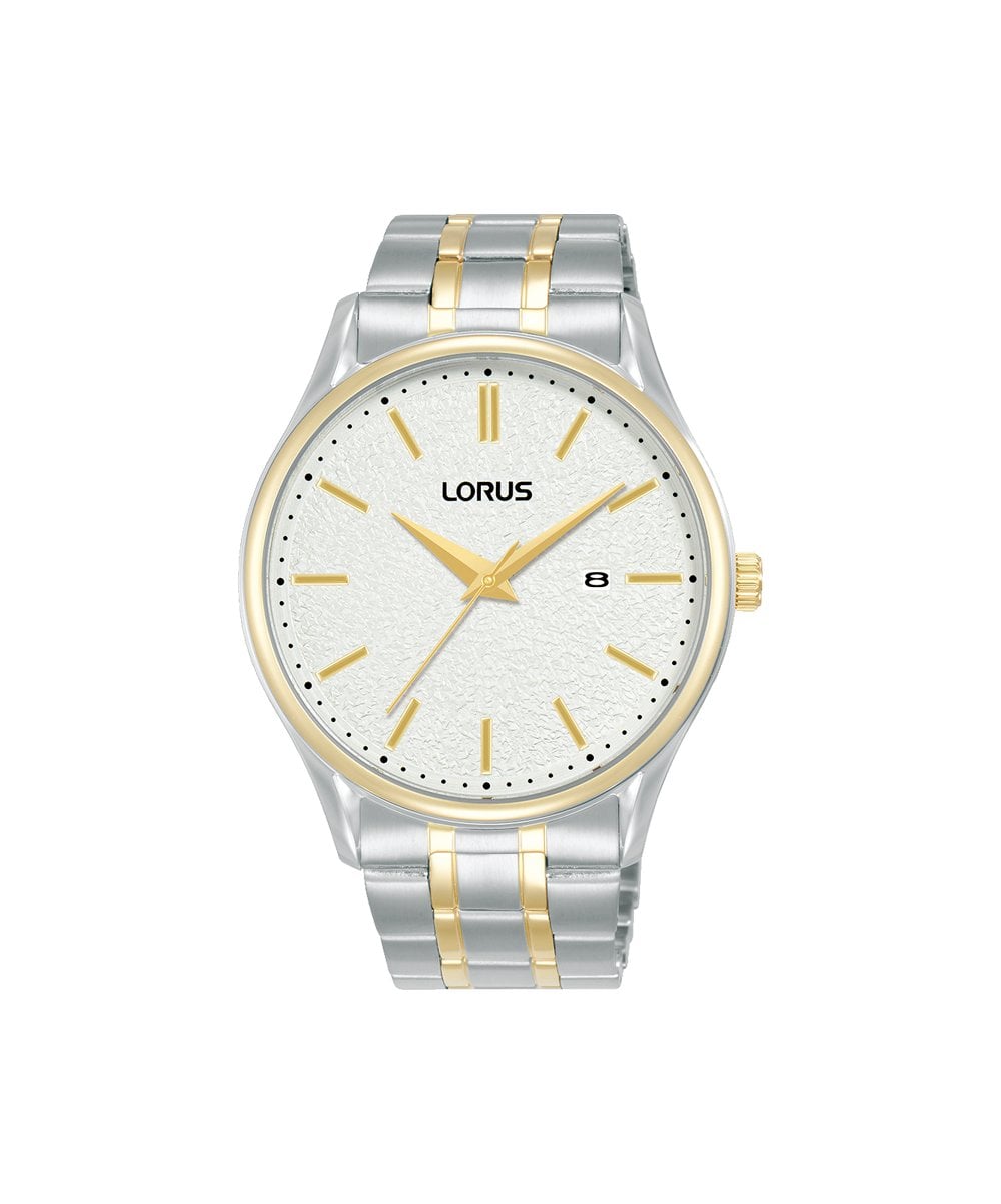 Lorus Two Tone Gents Bracelet Watch - RH932QX9