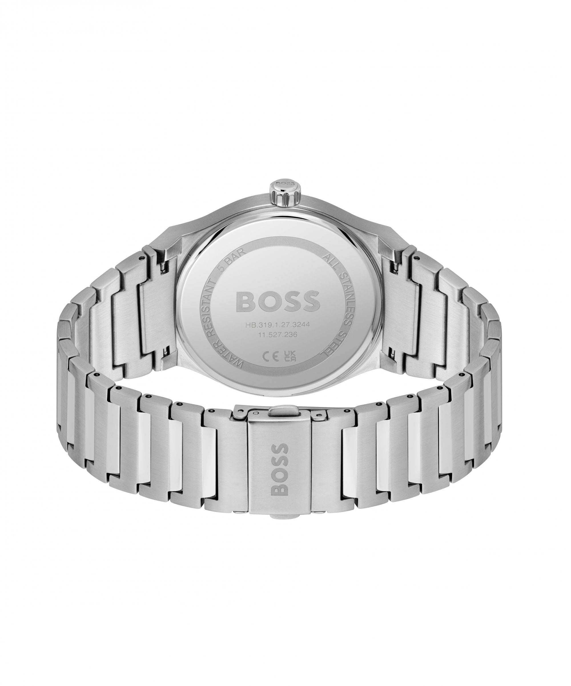 BOSS Candor Blue Dial Gents Bracelet Watch