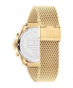 Tommy Hilfiger Jordan Green & Gold Gents Mesh Bracelet Watch