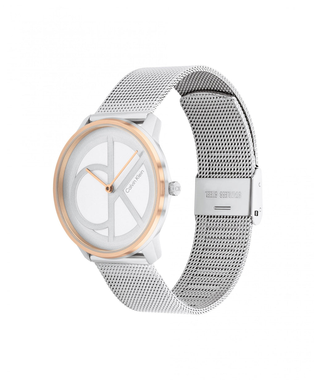 Calvin Klein Unisex Iconic Logo Mesh Bracelet Watch